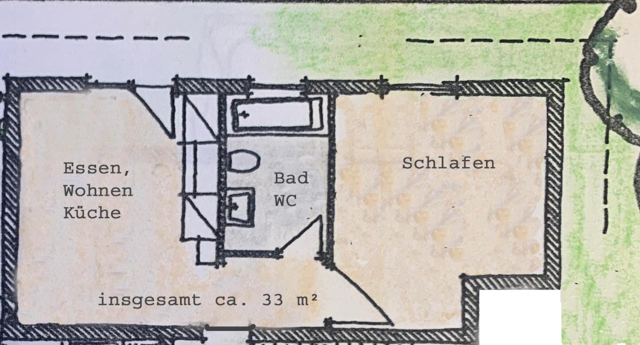 Einladendes Appartement im Grünen für 2 Personen Ostrach Exterior foto